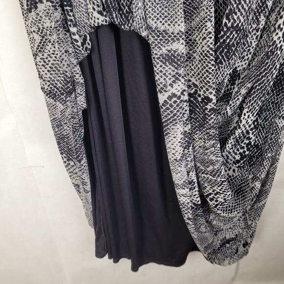 Express snakeskin print halter maxi dress Size small Maximal Classic Edgy - Picture 6 of 10